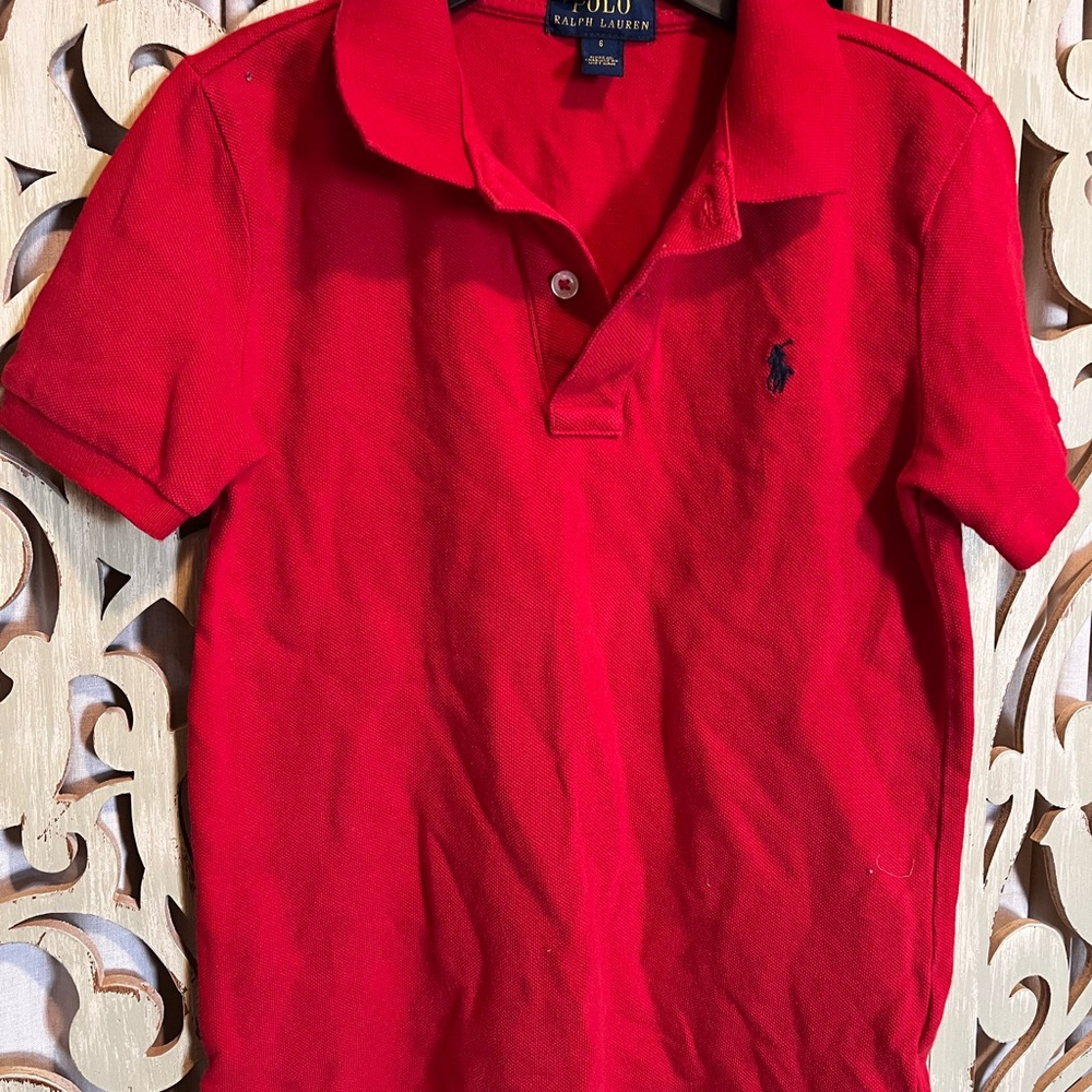 Ralph Lauren Red Polo Shirt